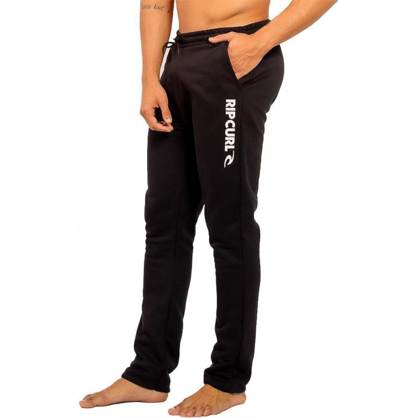 Calça de Blusão de Moletom Rip Curl Brand Blade Trackpant Wt24 - Masculina - Foto 3