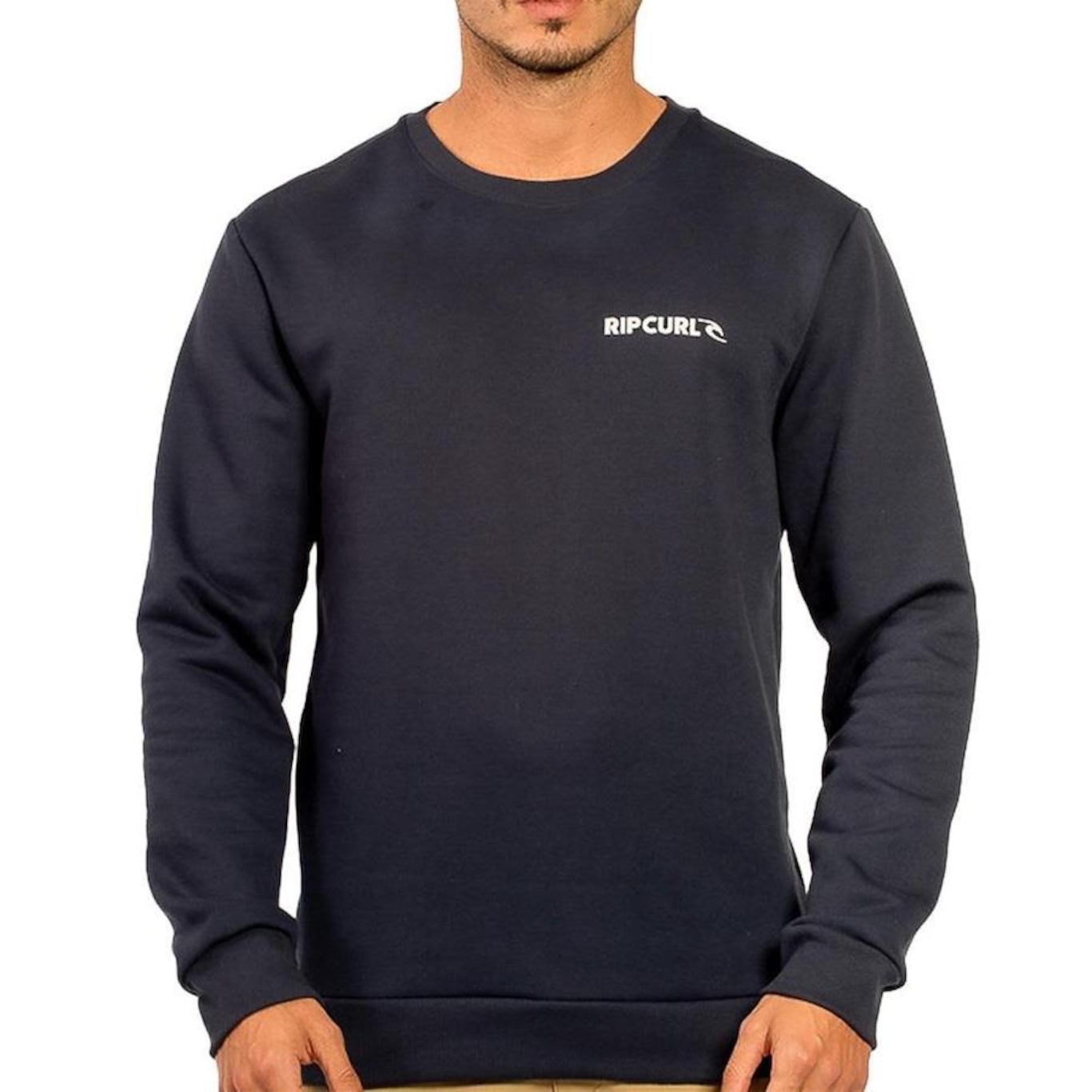 Blusão de Moletom sem Capuz Rip Curl Careca Brand Logo Wt24 - Masculino - Foto 1