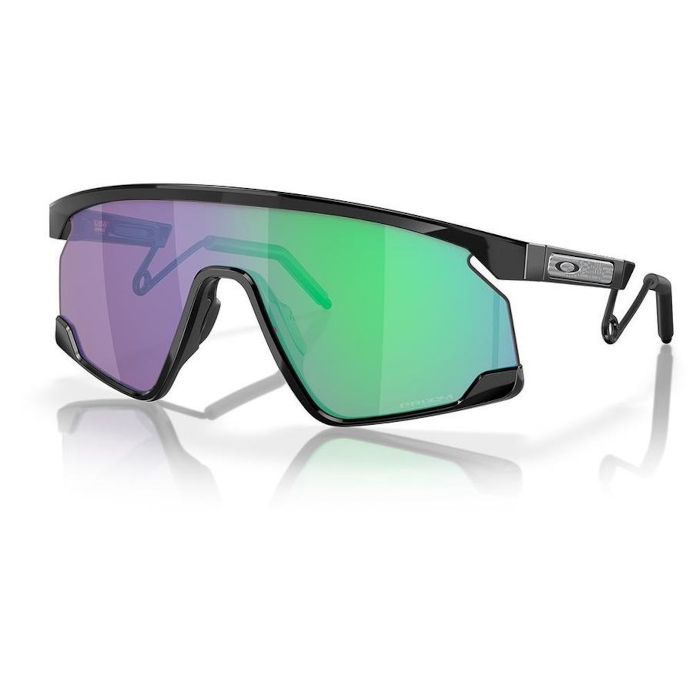 Óculos de Sol Unissex Oakley Bxtr Metal Metal Black Prizm Jade - Foto 1