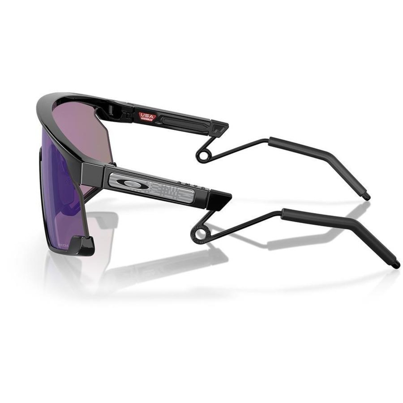 Óculos de Sol Unissex Oakley Bxtr Metal Metal Black Prizm Jade - Foto 3