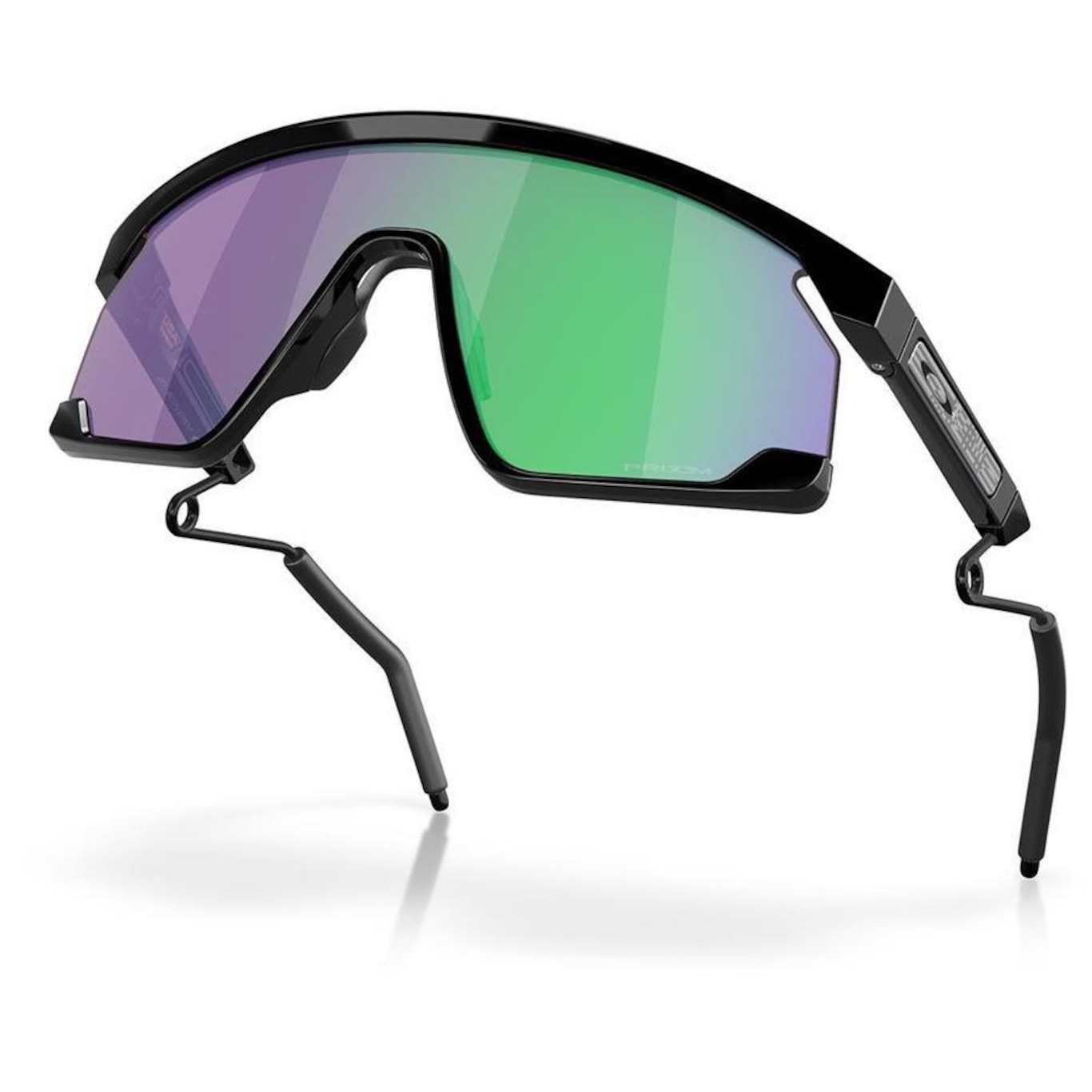 Óculos de Sol Unissex Oakley Bxtr Metal Metal Black Prizm Jade - Foto 5