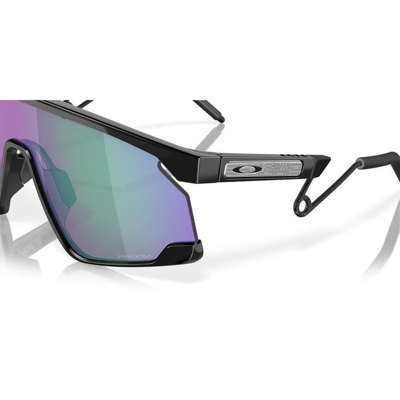 Óculos de Sol Unissex Oakley Bxtr Metal Metal Black Prizm Jade - Foto 6