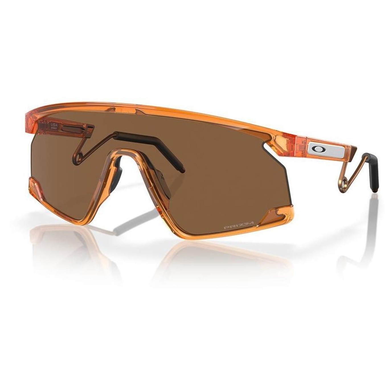 Óculos de Sol Unissex Oakley Bxtr Metal Transparent Ginger 1039 - Foto 1