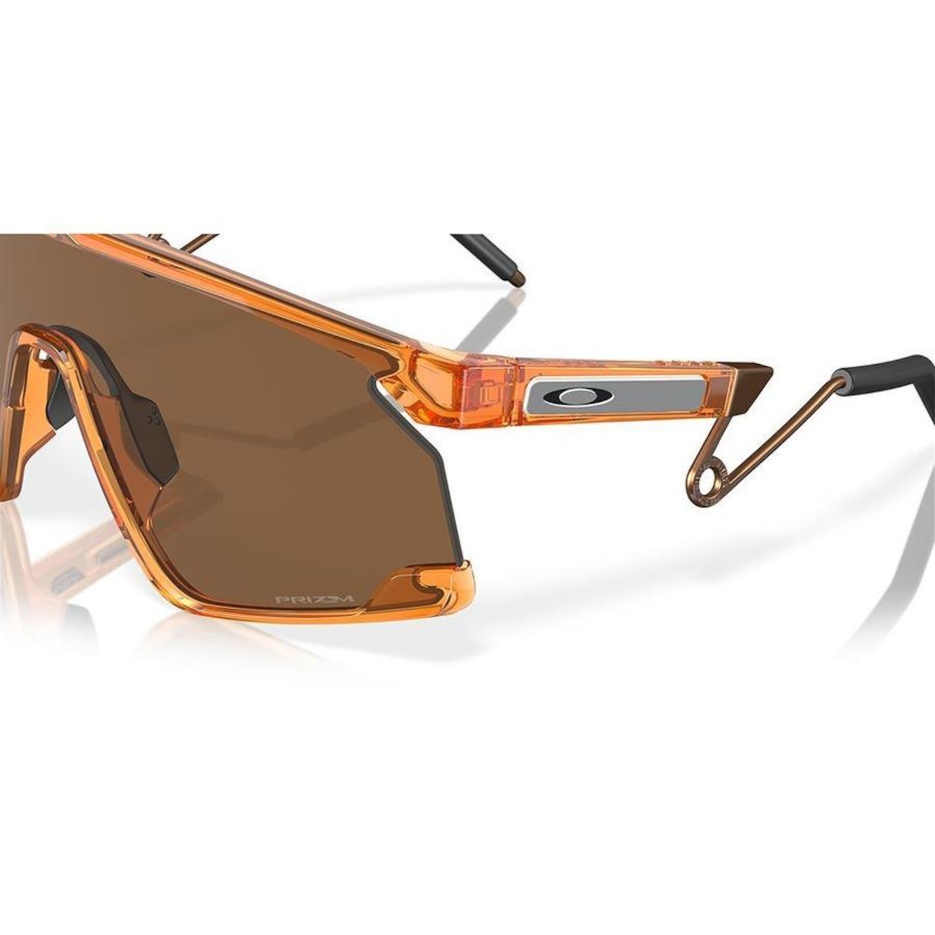 Óculos de Sol Unissex Oakley Bxtr Metal Transparent Ginger 1039 - Foto 4