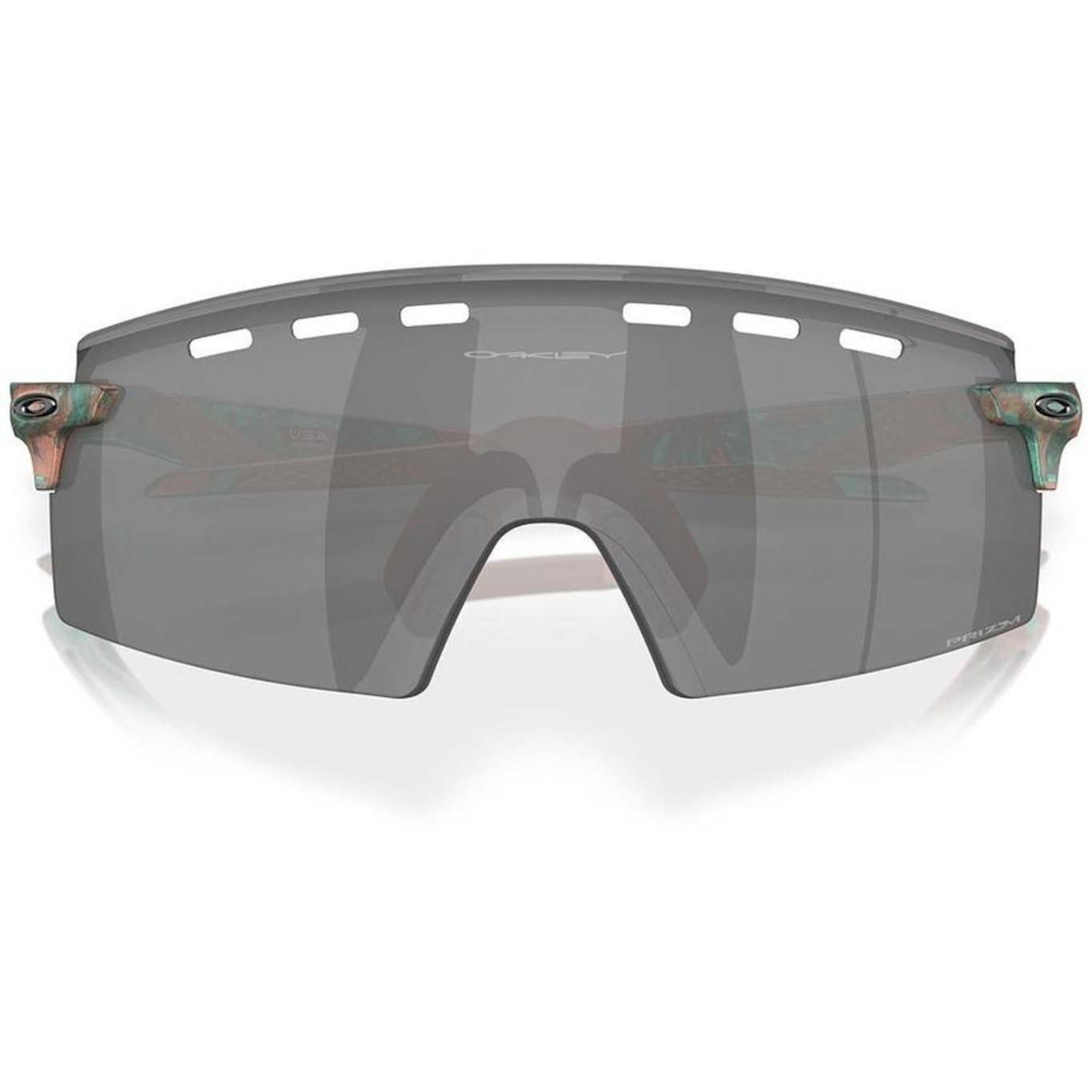 Óculos de Sol Unissex Oakley Encoder Matte Copper Patina Prizm Black - Foto 4