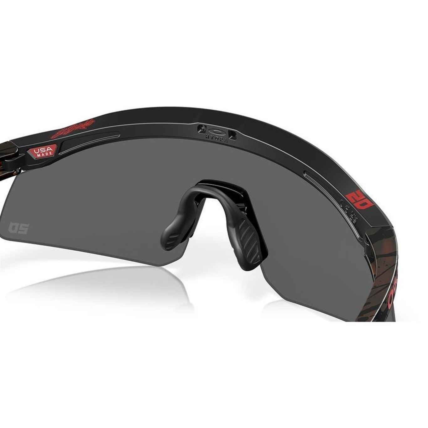 Óculos de Sol Unissex Oakley Hydra Fabio Quartararo Matte Black 1737 - Foto 2