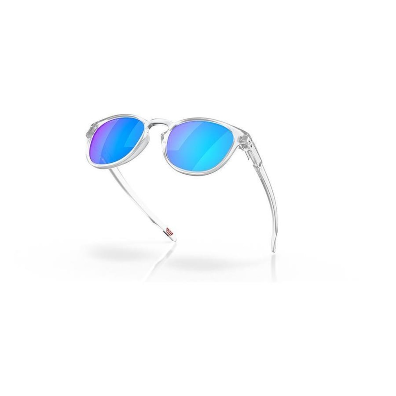 Óculos de Sol Unissex Oakley Latch Matte Clear 6553 - Foto 4