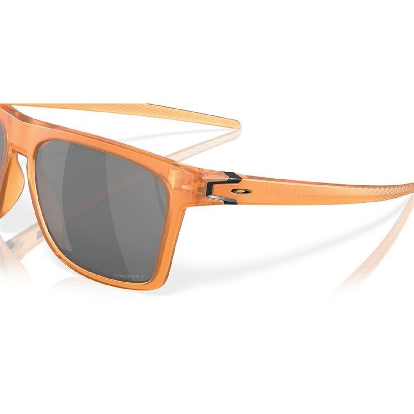 Óculos de Sol Unissex Oakley Leffingwell Matte Transparent Ginger 57 - Foto 6