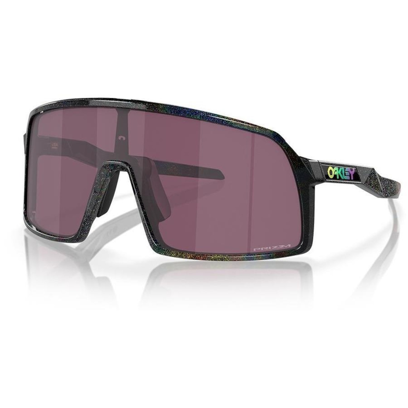 Óculos de Sol Unissex Oakley Sutro S Dark Galaxy Prizm Road Black - Foto 1