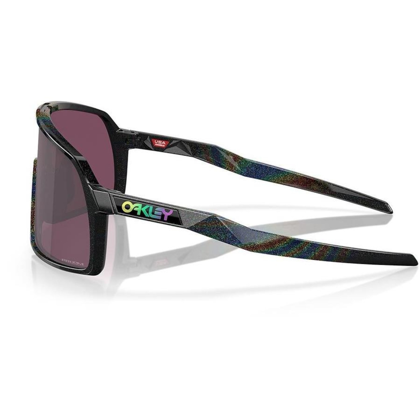 Óculos de Sol Unissex Oakley Sutro S Dark Galaxy Prizm Road Black - Foto 2