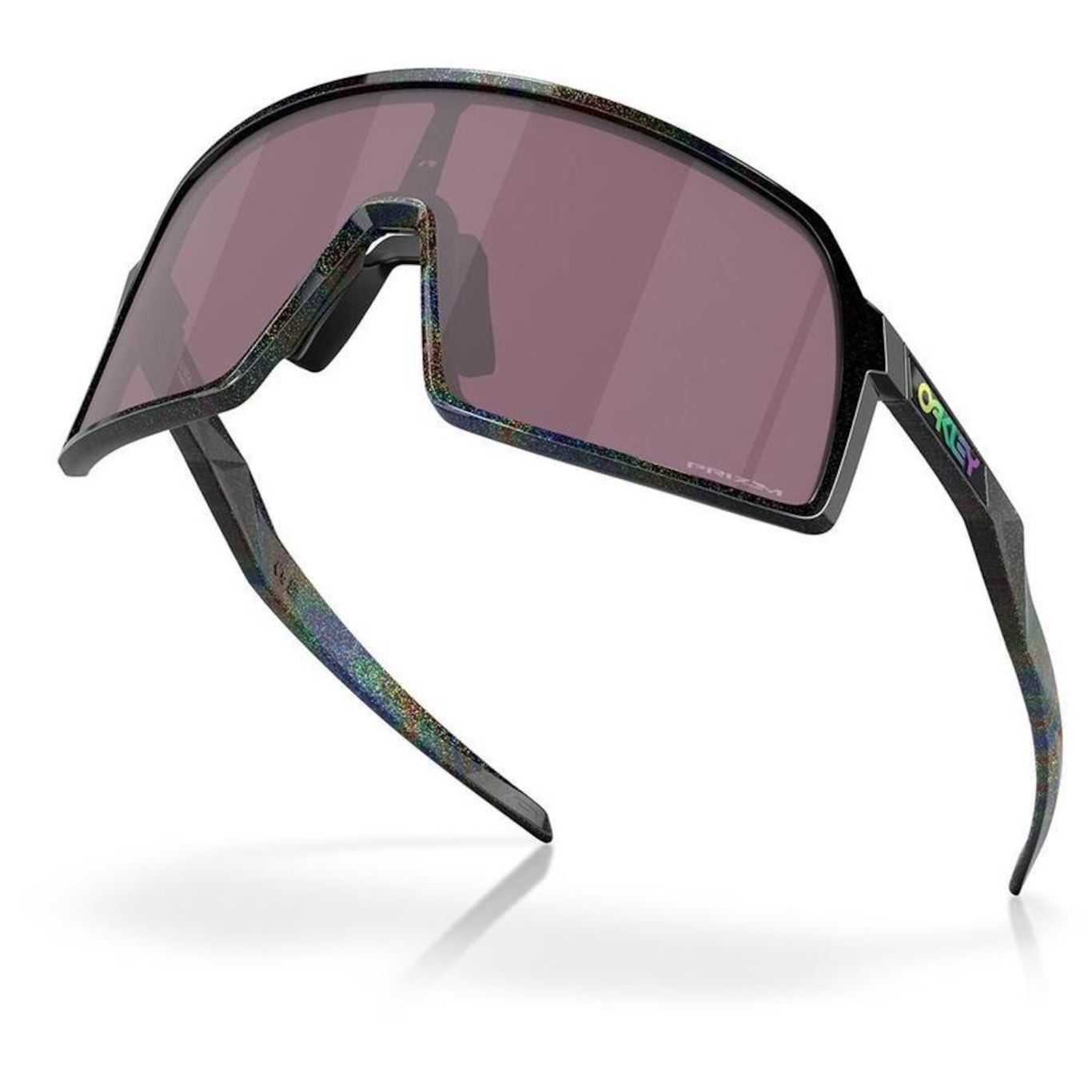 Óculos de Sol Unissex Oakley Sutro S Dark Galaxy Prizm Road Black - Foto 5