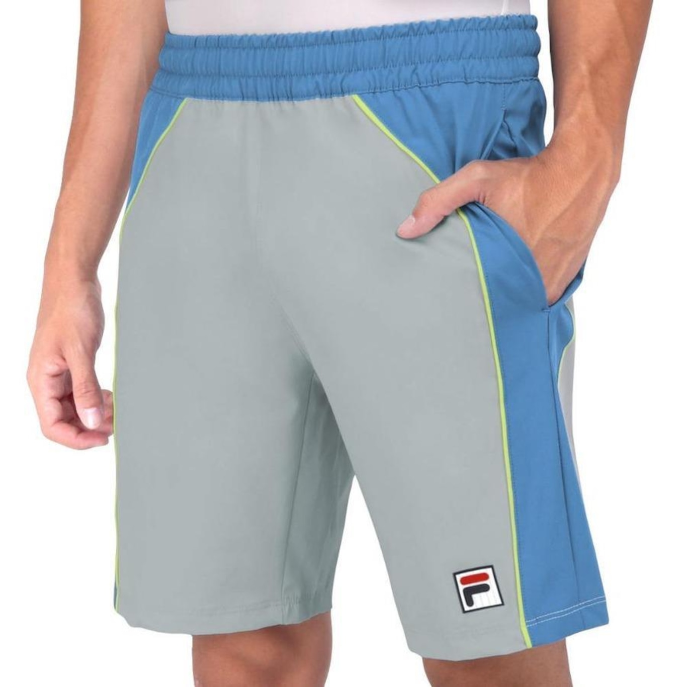 Bermuda Fila Backspin Color Block - Masculina - Foto 6