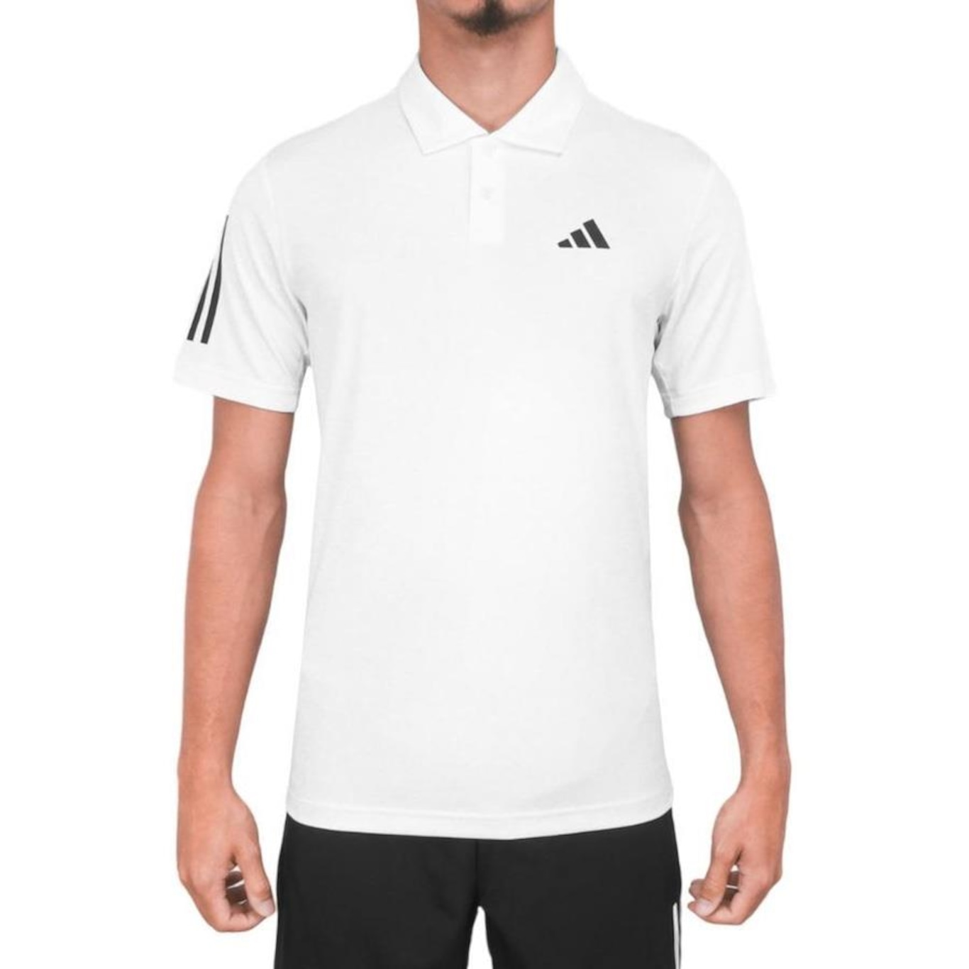 Camisa Polo adidas Tennis Club 3-Stripes - Masculina - Foto 1