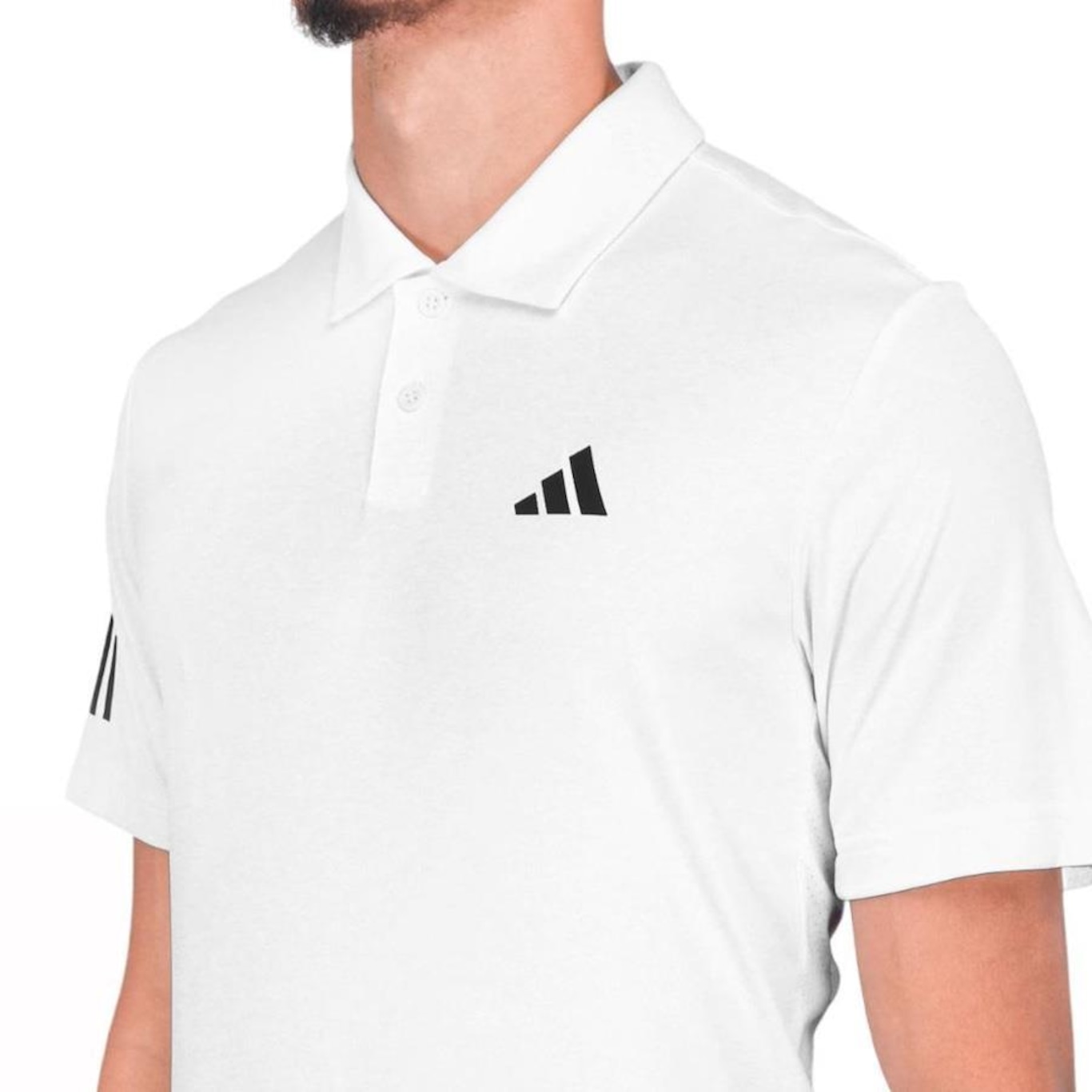 Camisa Polo adidas Tennis Club 3-Stripes - Masculina - Foto 3