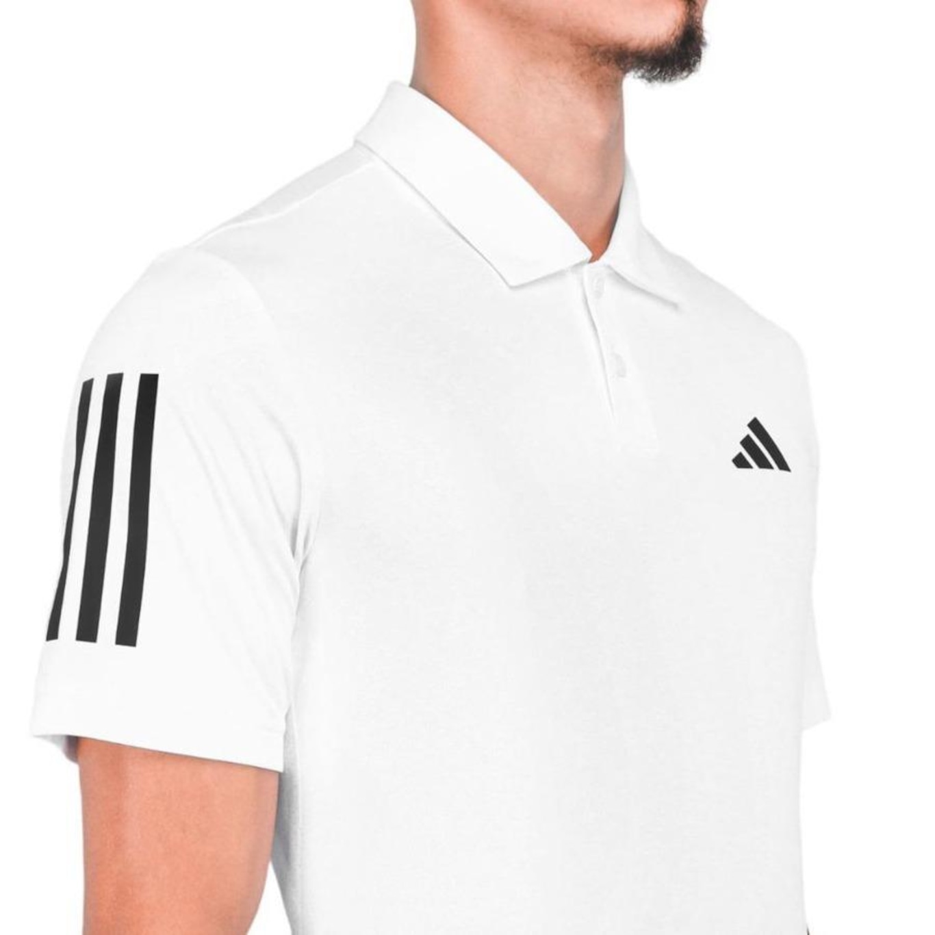 Camisa Polo adidas Tennis Club 3-Stripes - Masculina - Foto 4