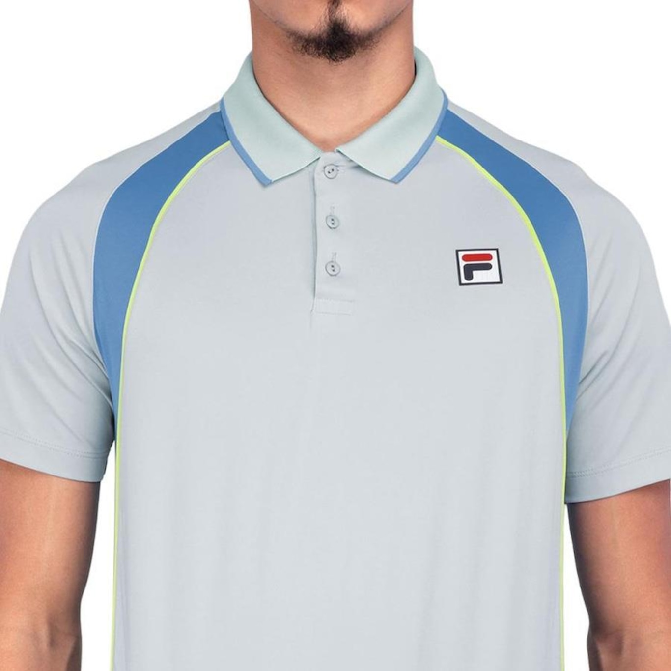 Camisa Polo Fila Backspin Short Sleeve - Masculina - Foto 2