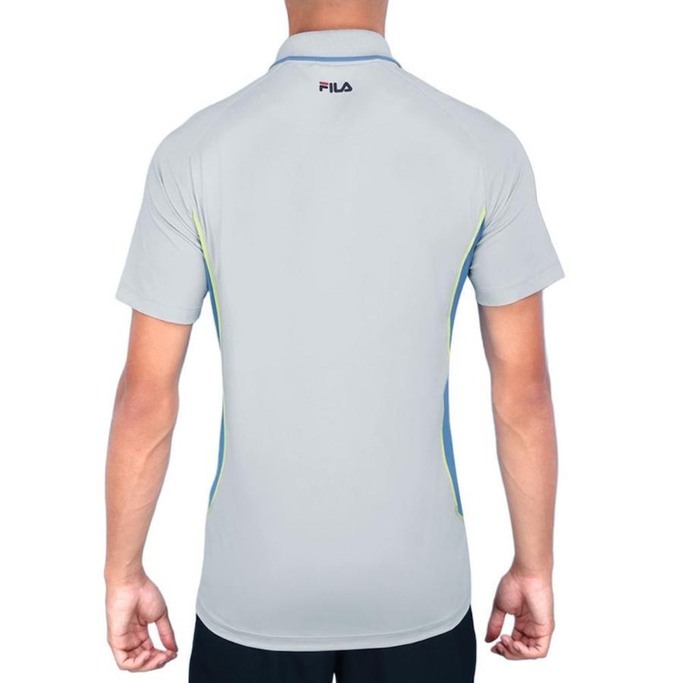 Camisa Polo Fila Backspin Short Sleeve - Masculina - Foto 4