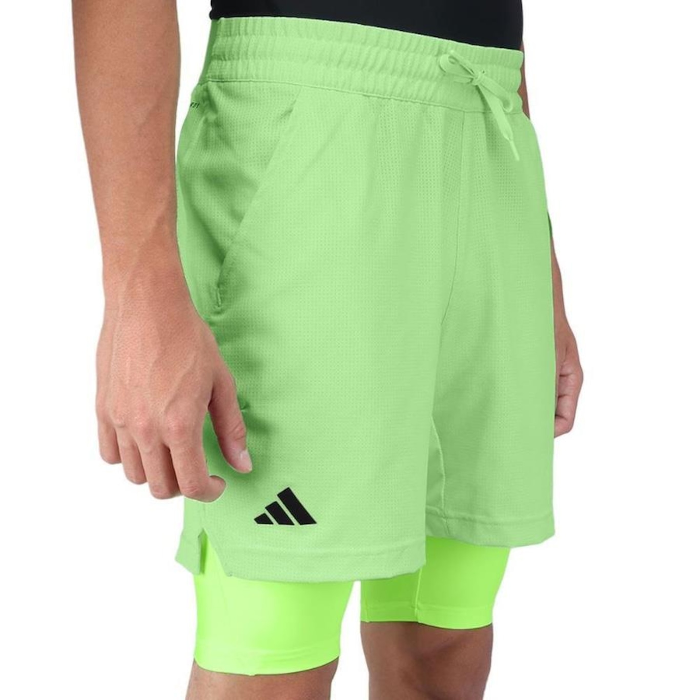 Shorts adidas Tennis Heat Rdy 2In1 - Masculino - Foto 3