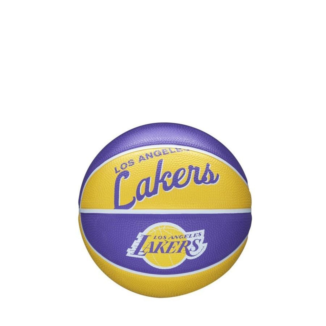 Bola de Basquete Nba Wilson Team Retro Mini - Los Angeles Lakers Unissex Wilson - Foto 1