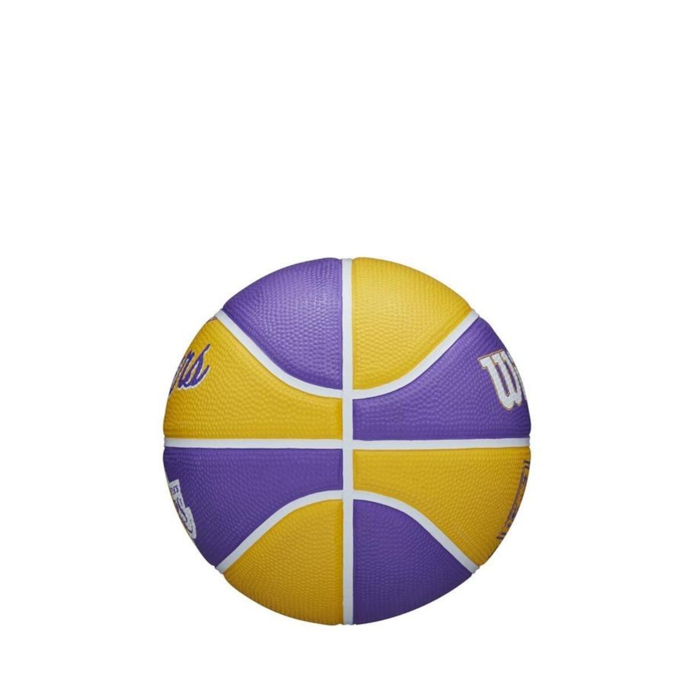 Bola de Basquete Nba Wilson Team Retro Mini - Los Angeles Lakers Unissex Wilson - Foto 4