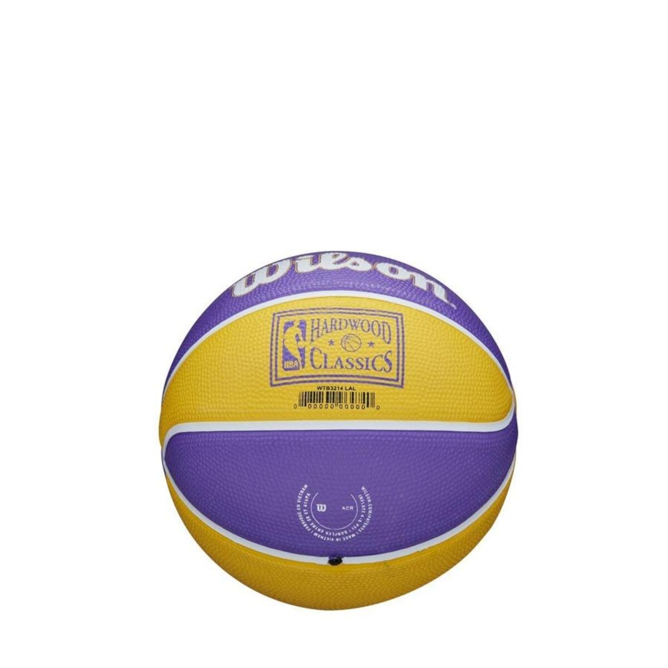 Bola de Basquete Nba Wilson Team Retro Mini - Los Angeles Lakers Unissex Wilson - Foto 6