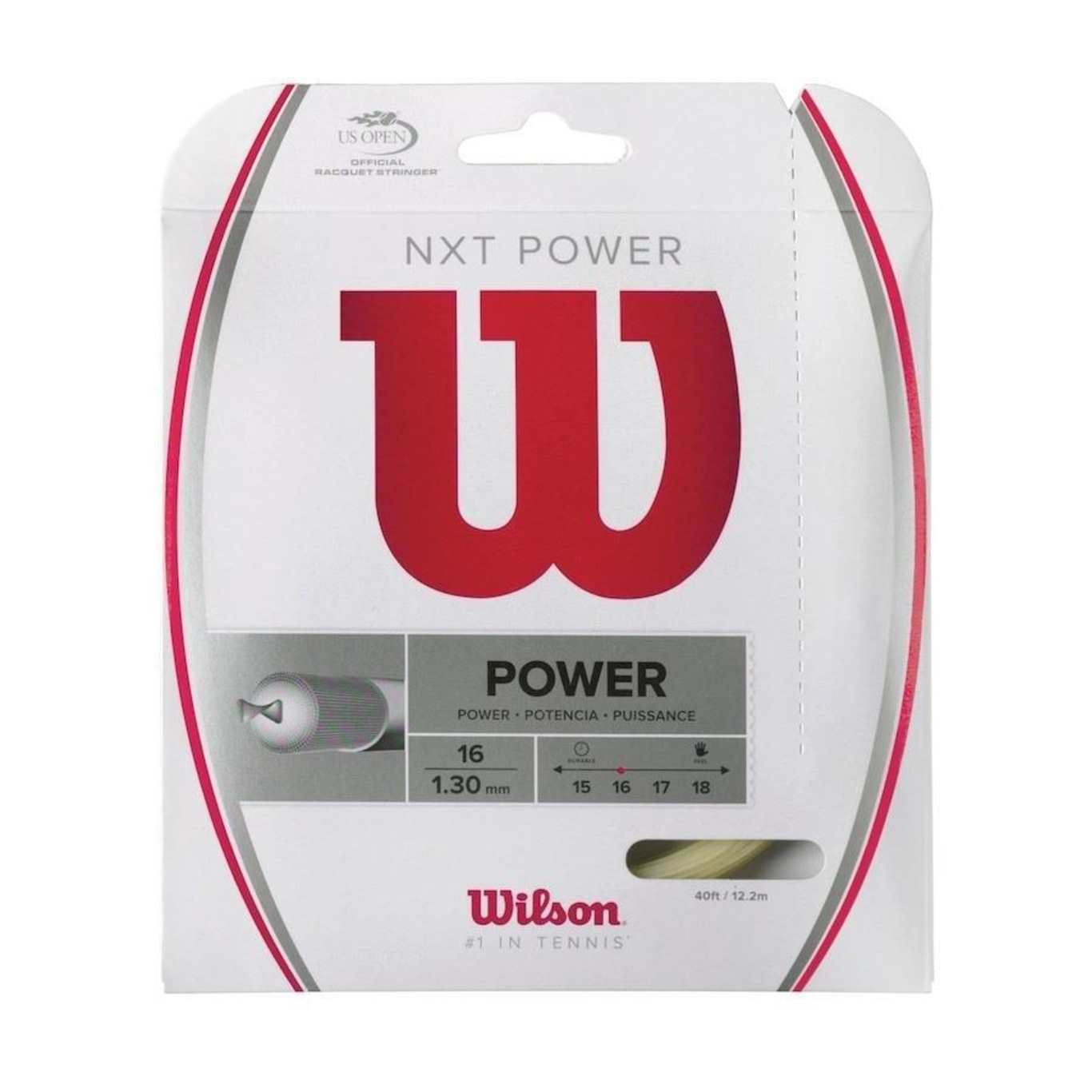 Corda Wilson Nxt Power 16G Cartela - Foto 1