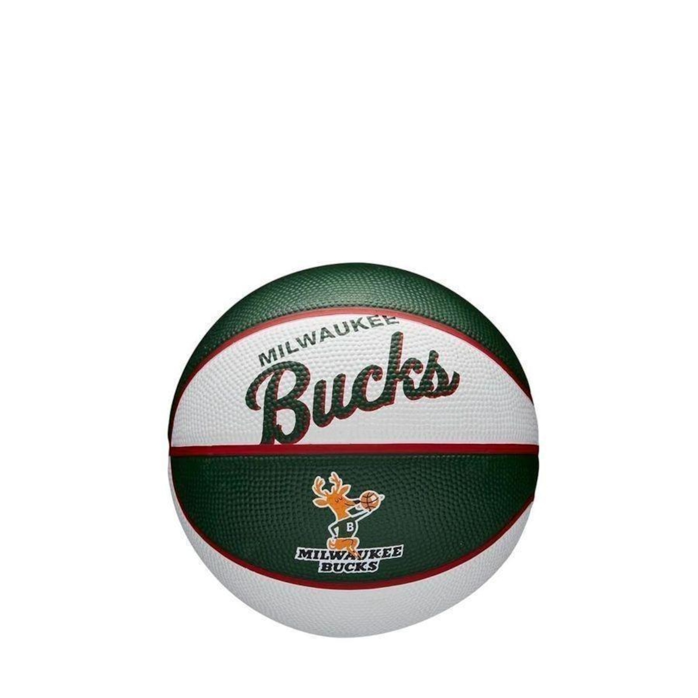 Mini Bola de Basquete Wilson Nba Retro Bucks - Foto 1