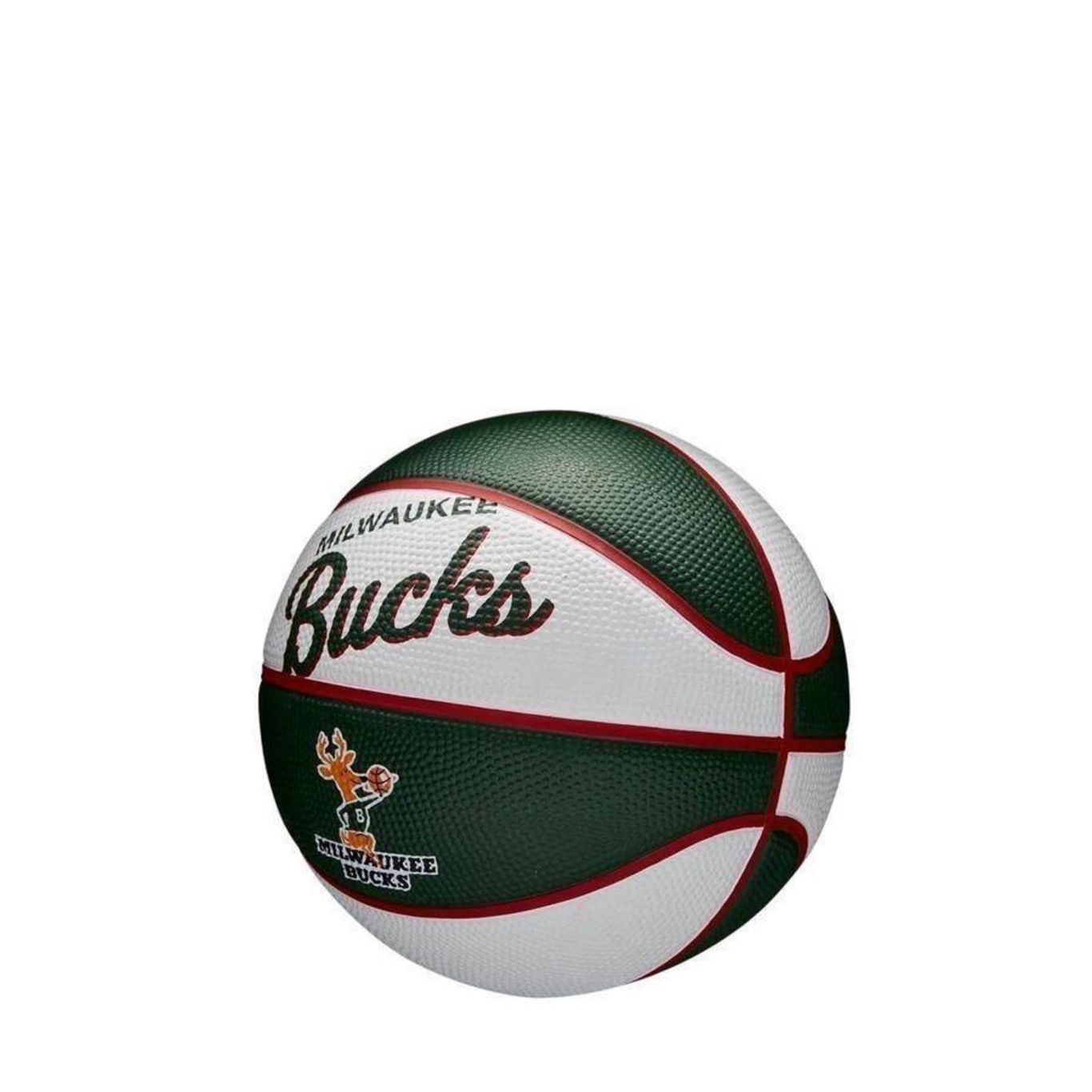 Mini Bola de Basquete Wilson Nba Retro Bucks - Foto 3