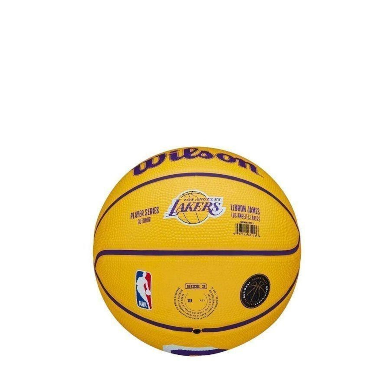 Mini Bola de Basquete Wilson Nba Player Lebron - Foto 6