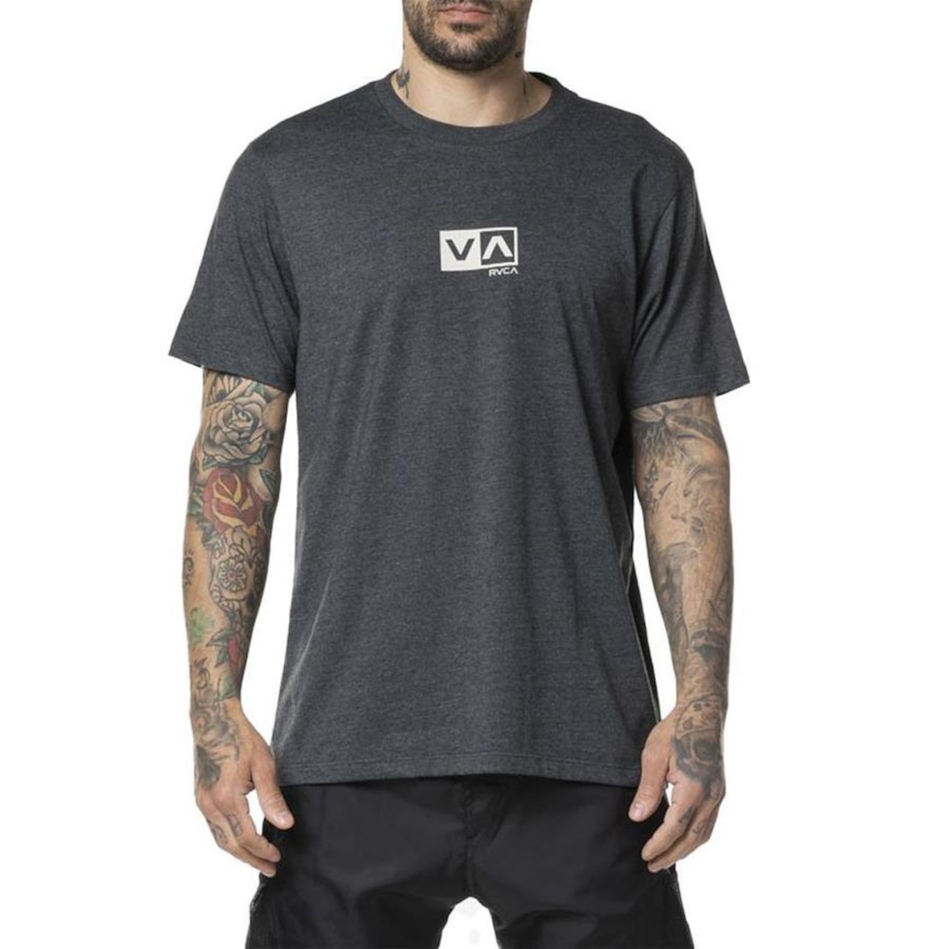 Camiseta RVCA Drawn In Wt24 - Masculina - Foto 1