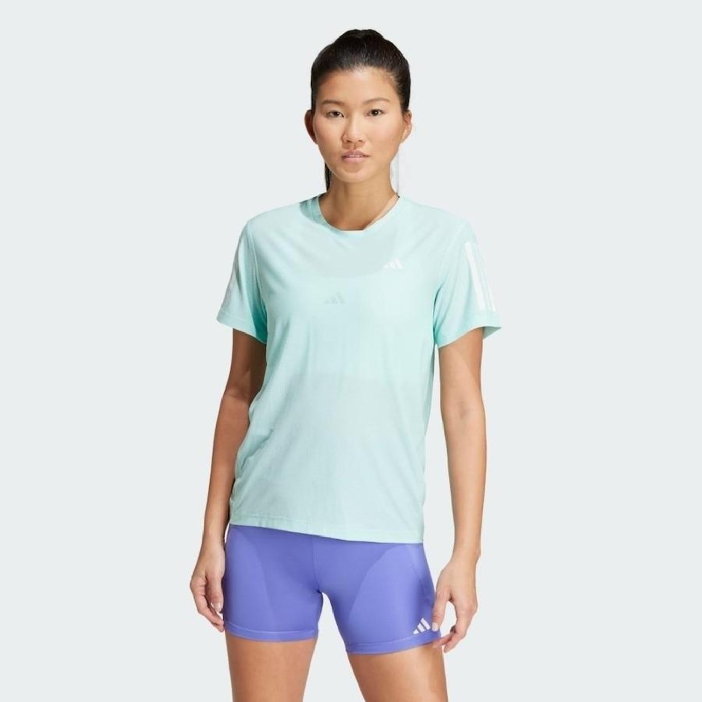 Camiseta adidas Own The Run Base - Feminina - Foto 2