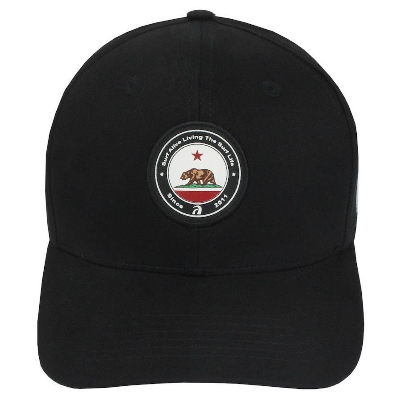 Boné Aba Curva Surf Alive California Republic - Snapback - Aduto - Foto 2