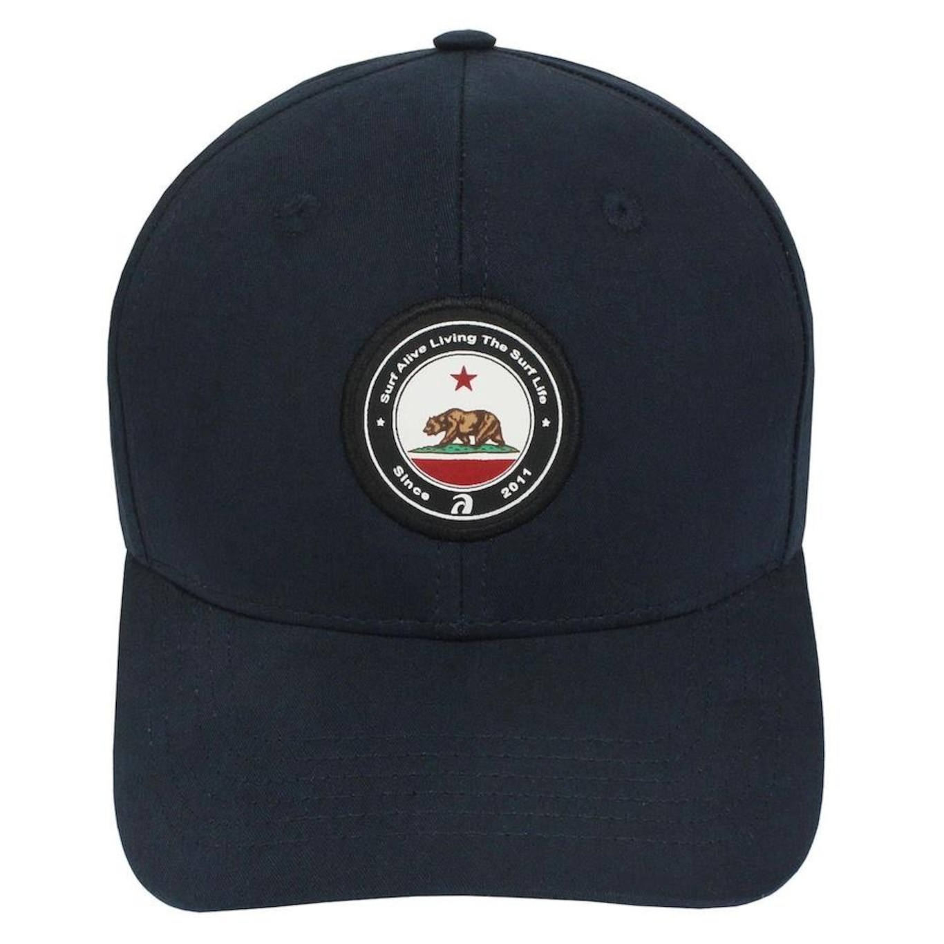 Boné Aba Curva Surf Alive California Republic - Snapback - Aduto - Foto 2