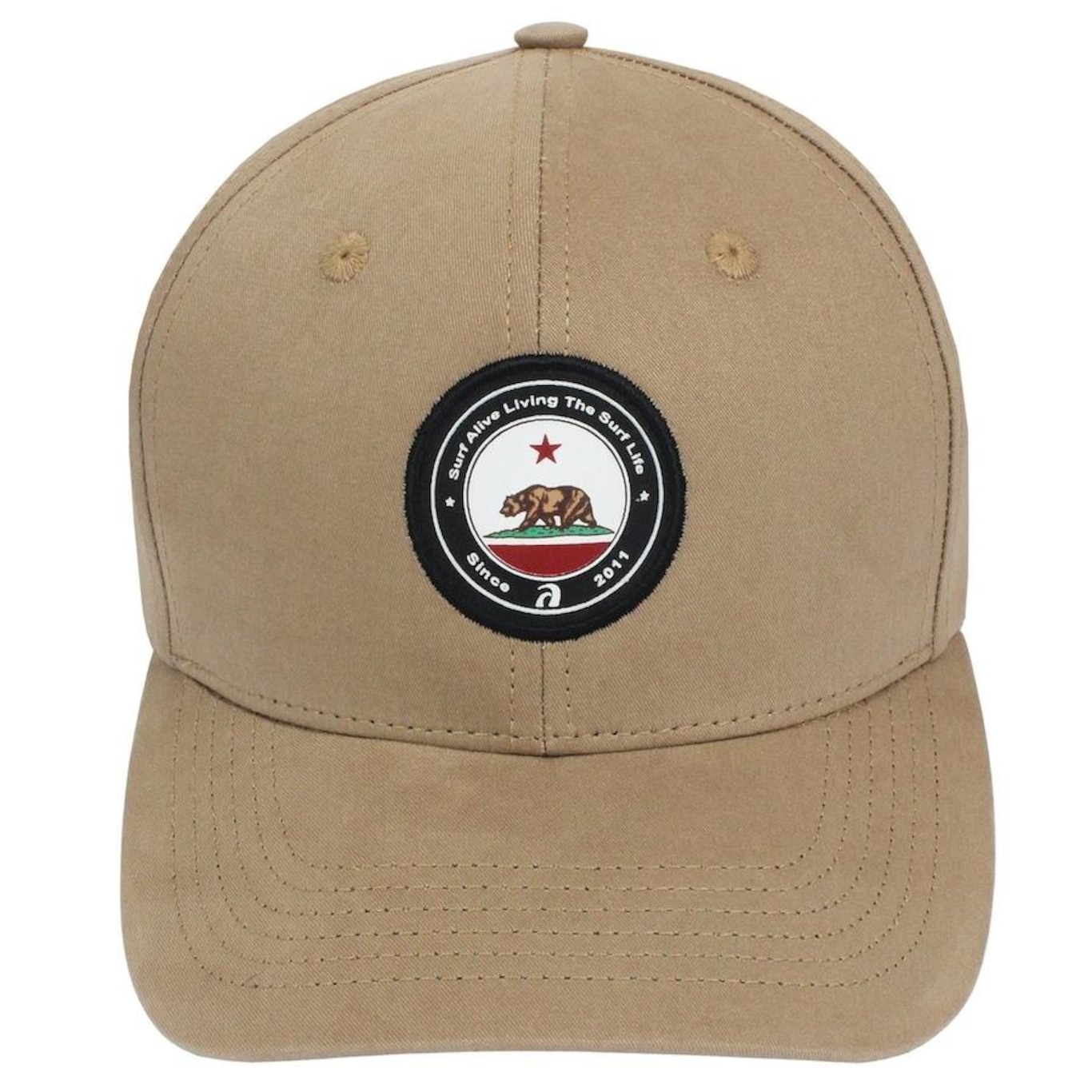 Boné Aba Curva Surf Alive California Republic - Snapback - Aduto - Foto 2