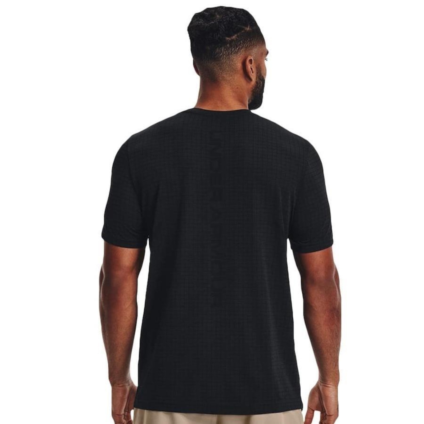 Camiseta Under Armour Seamless Grid - Masculina - Foto 3