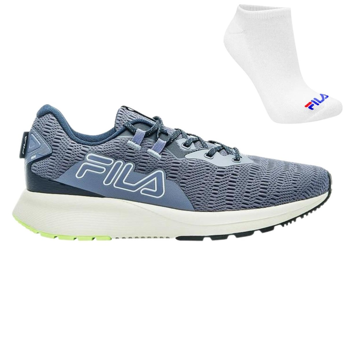 Kit Tênis Fila Ride + Meia - Masculino - Foto 1