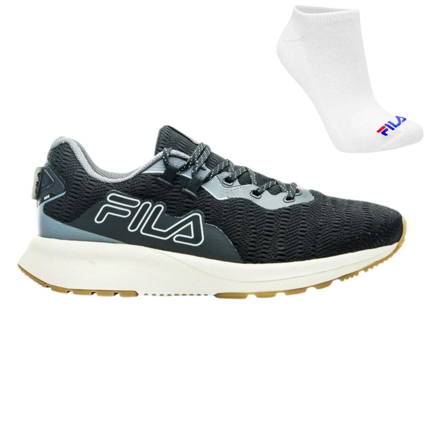 Kit Tênis Fila Ride + Meia - Masculino - Foto 1