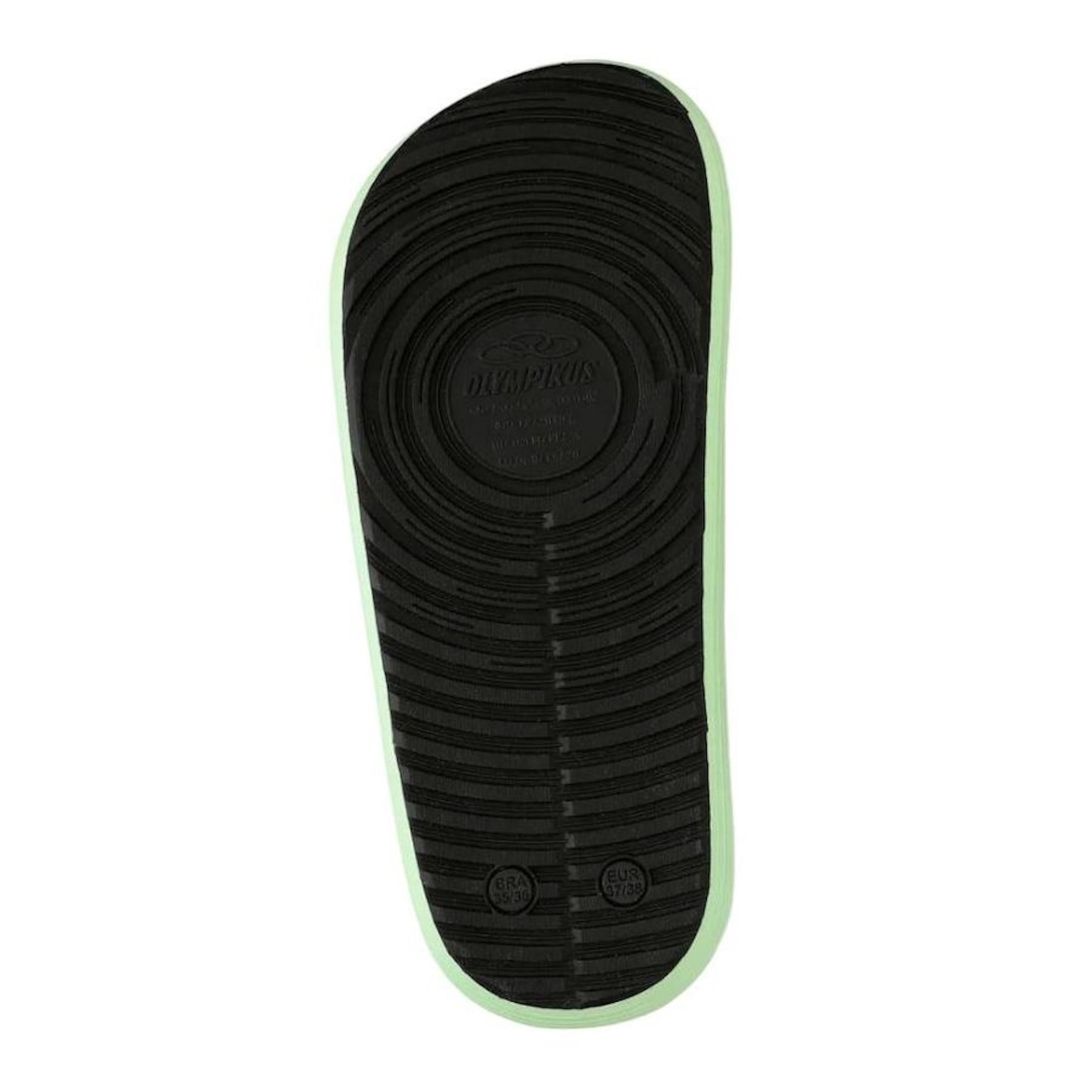 Chinelo Olympikus Sereno Lime Slide - Masculino - Foto 4