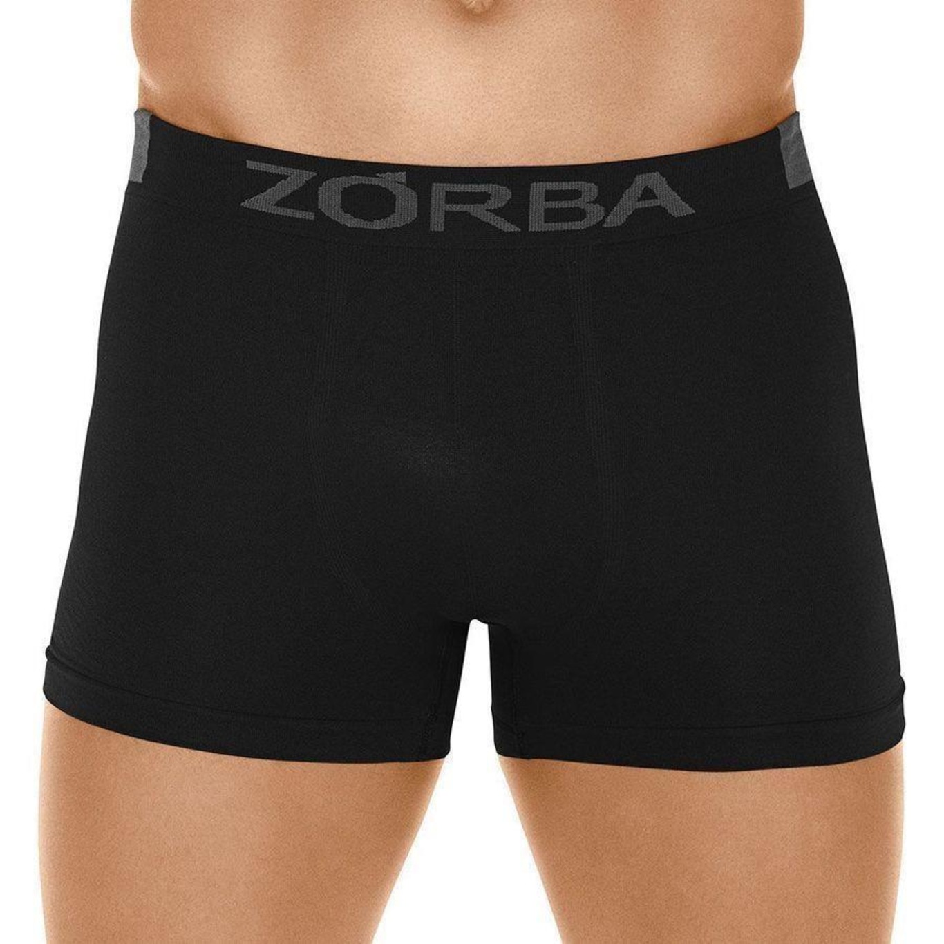 Kit 3 Cuecas Zorba Boxer Extreme Sport sem Costura Microfibra - Adulto - Foto 2