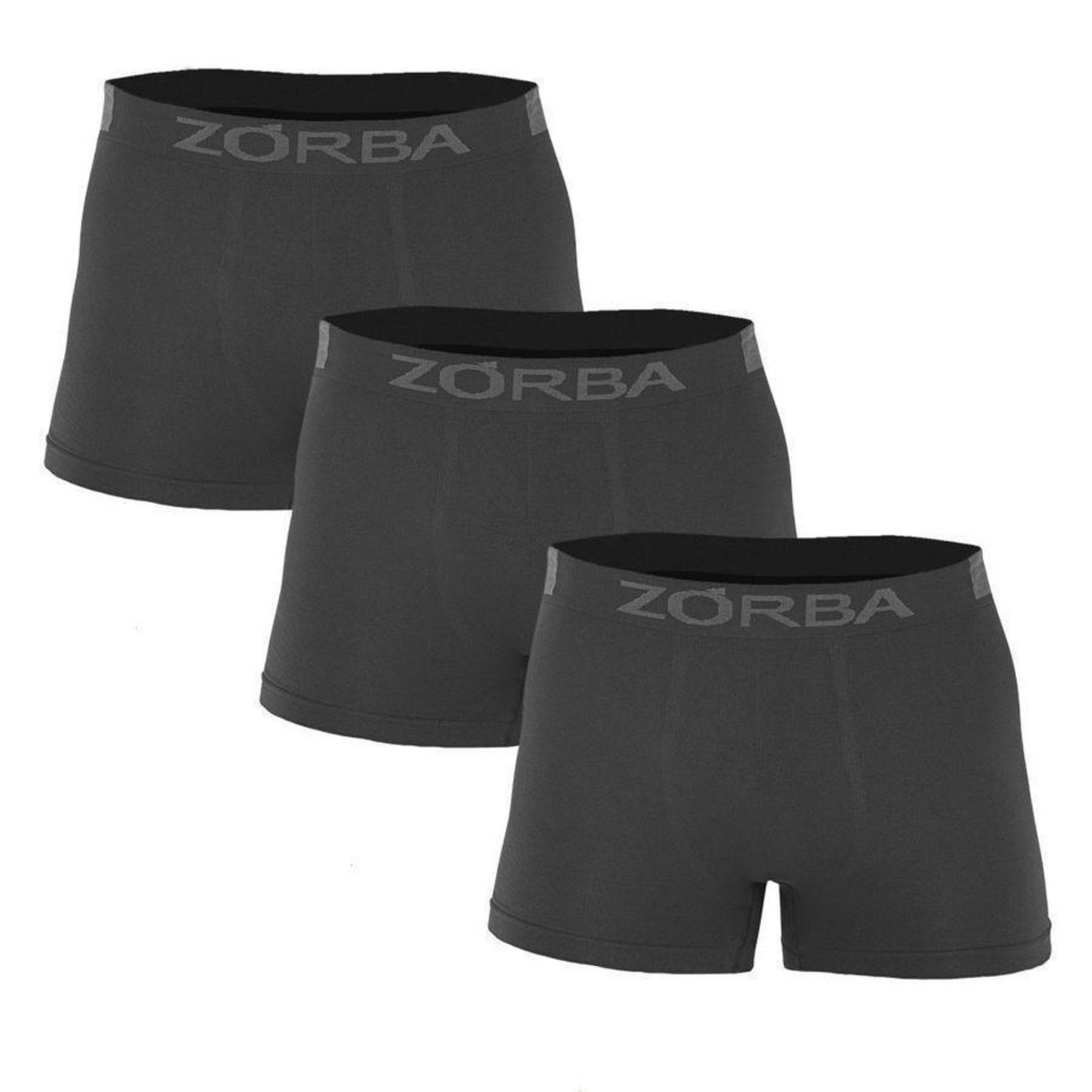 Kit 3 Cuecas Zorba Boxer Extreme Sport sem Costura Microfibra - Adulto - Foto 1