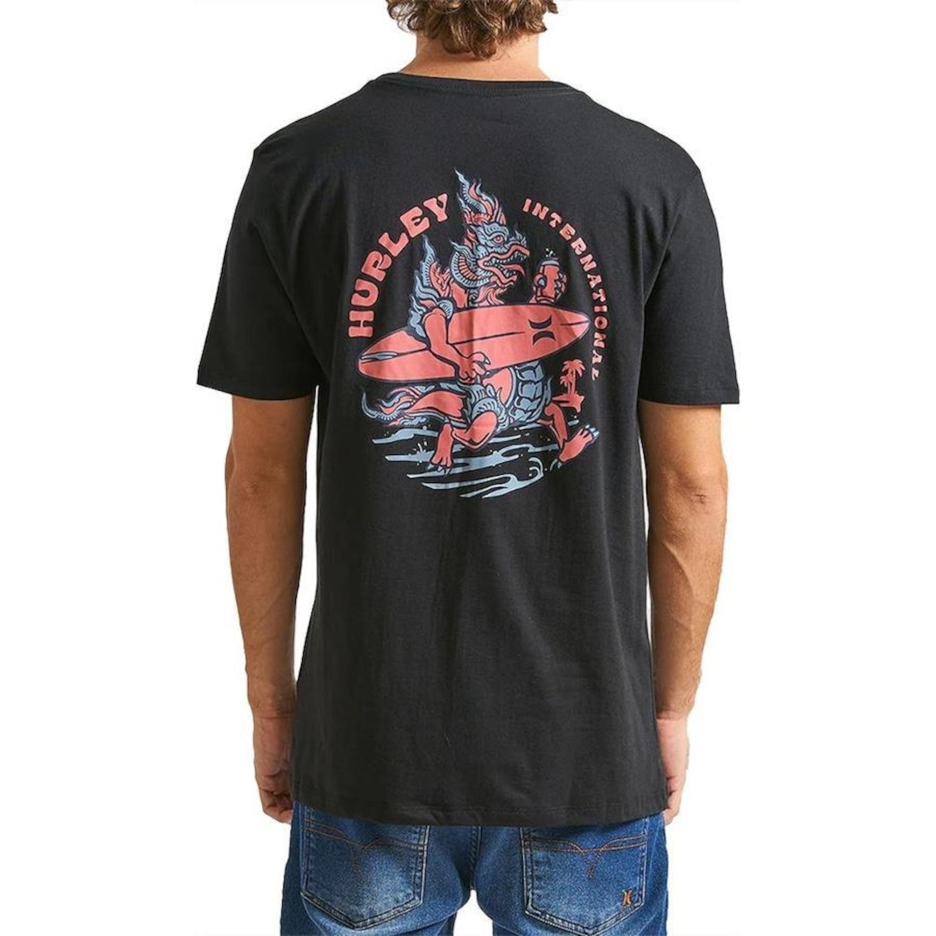 Camiseta Hurley Thay Surf - Masculina - Foto 2