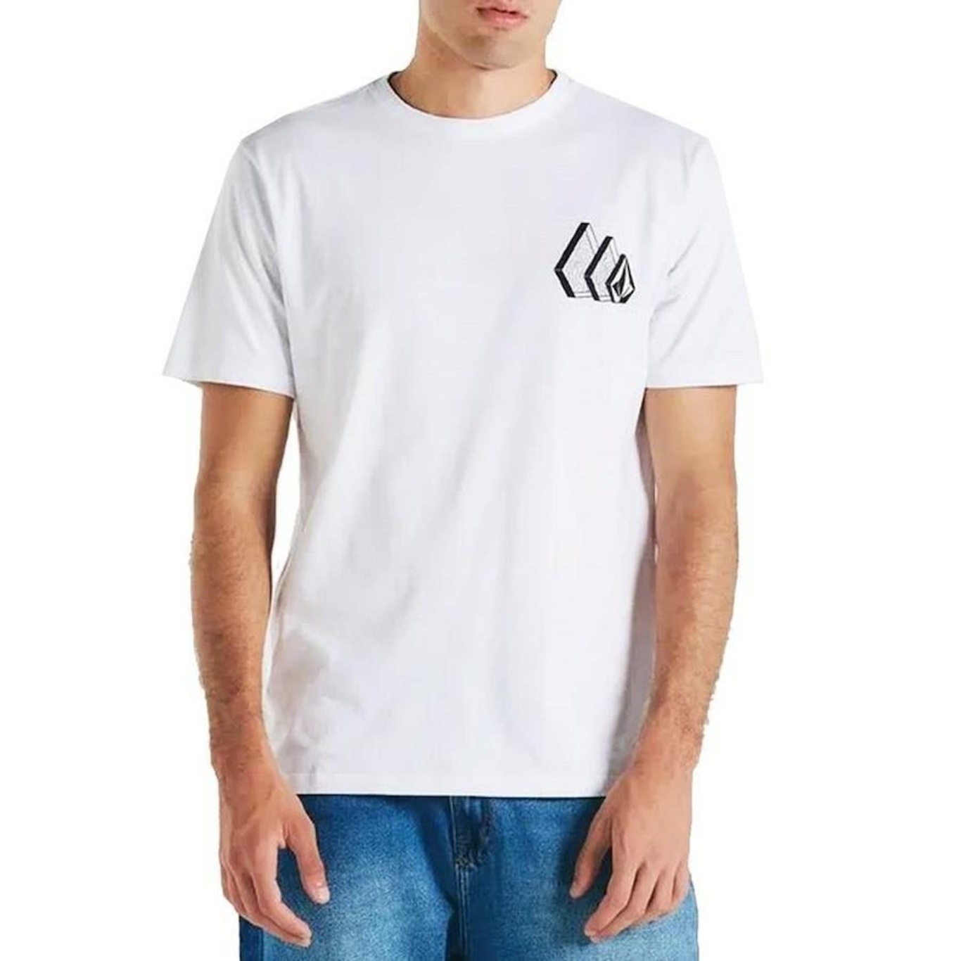 Camiseta Volcom Repeater - Masculina - Foto 1