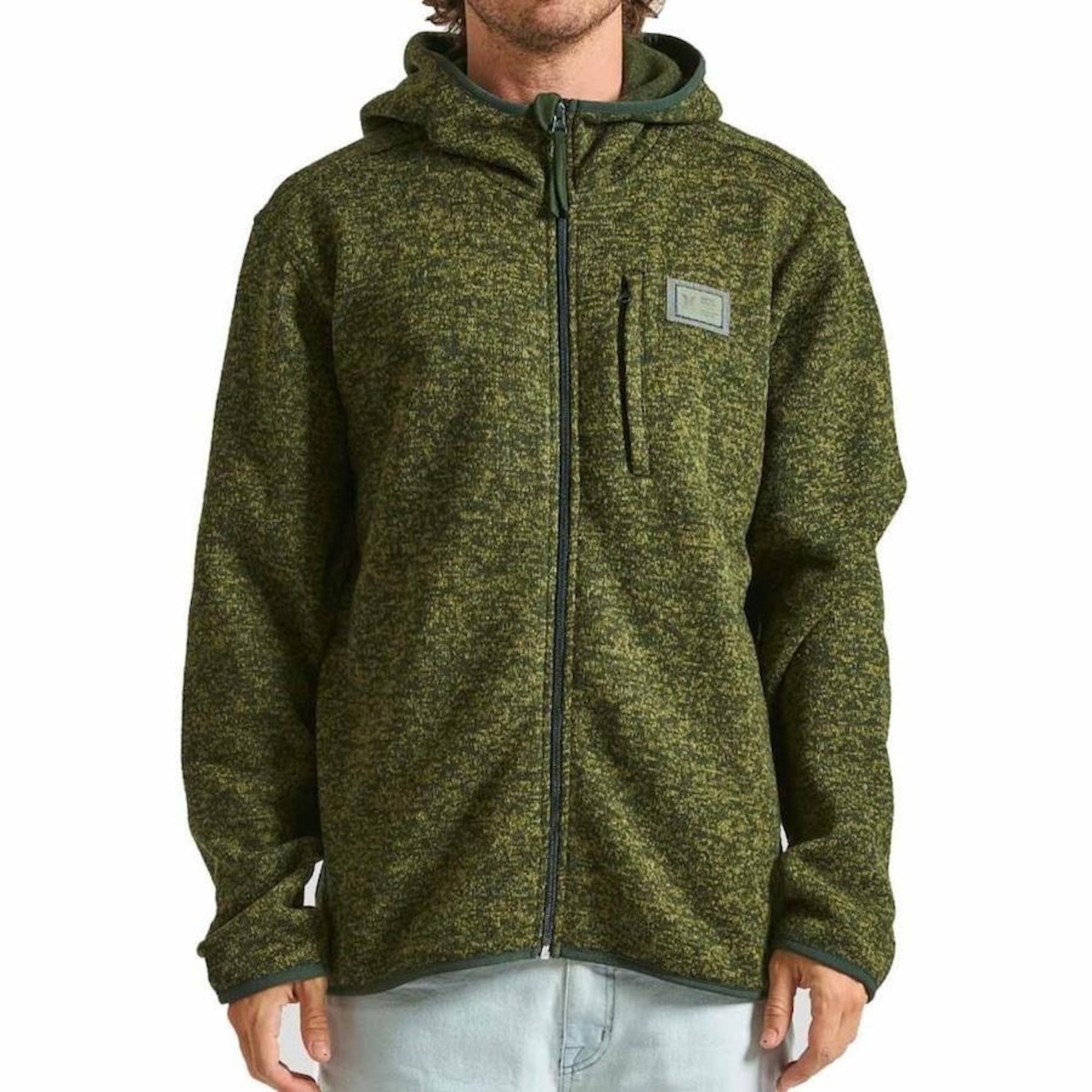 Blusão de Moletom com Capuz Especial Hurley Mesa Ridgeline - Masculino - Foto 1