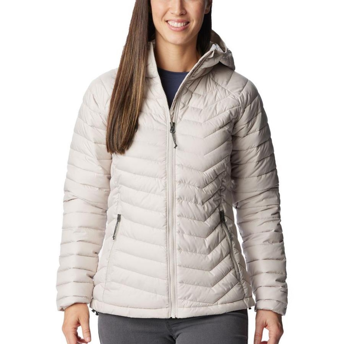 Jaqueta Columbia Powder Lite Hood Feminino - Foto 1