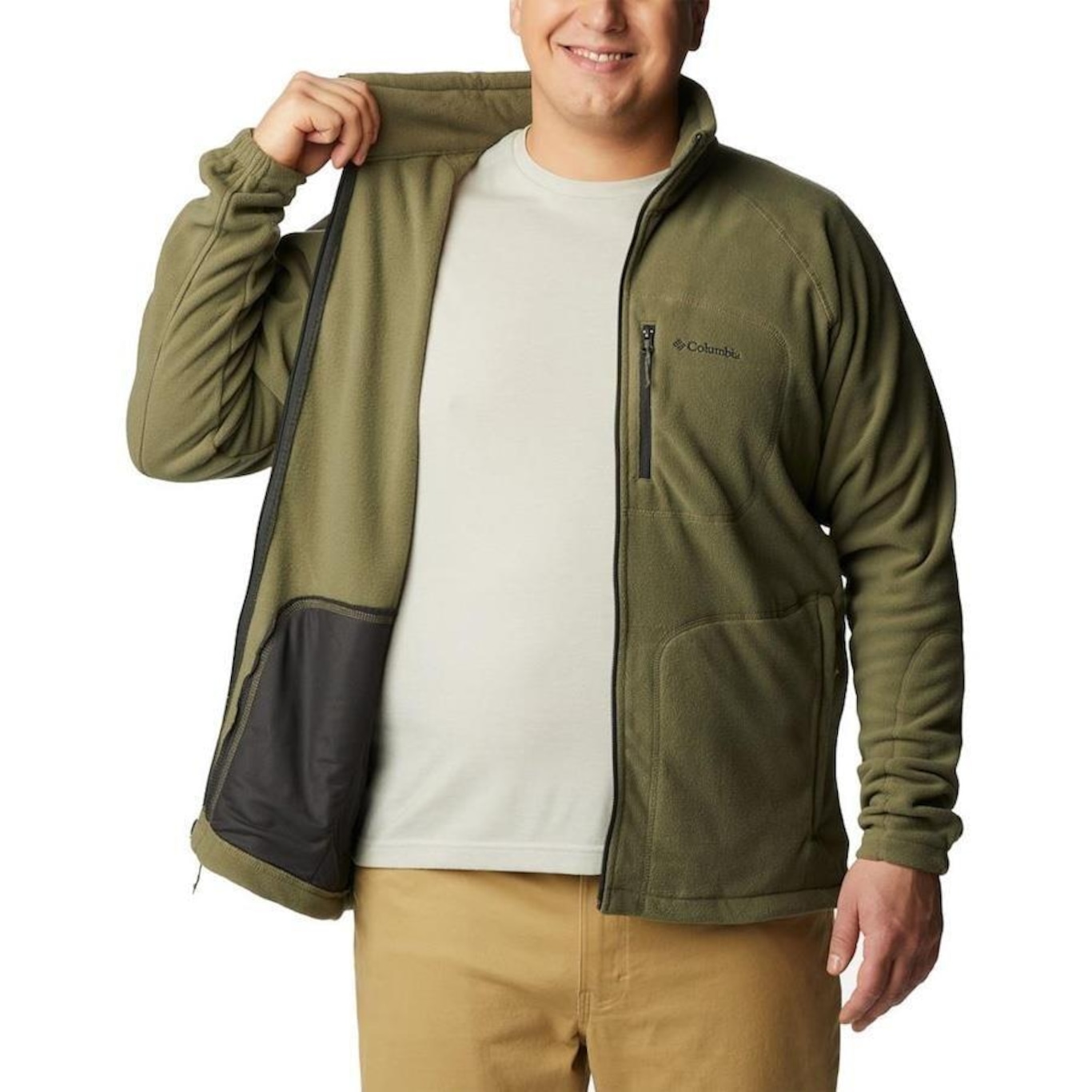 Jaqueta Columbia Fast Trek Ii Plus Size Masculino - Foto 3