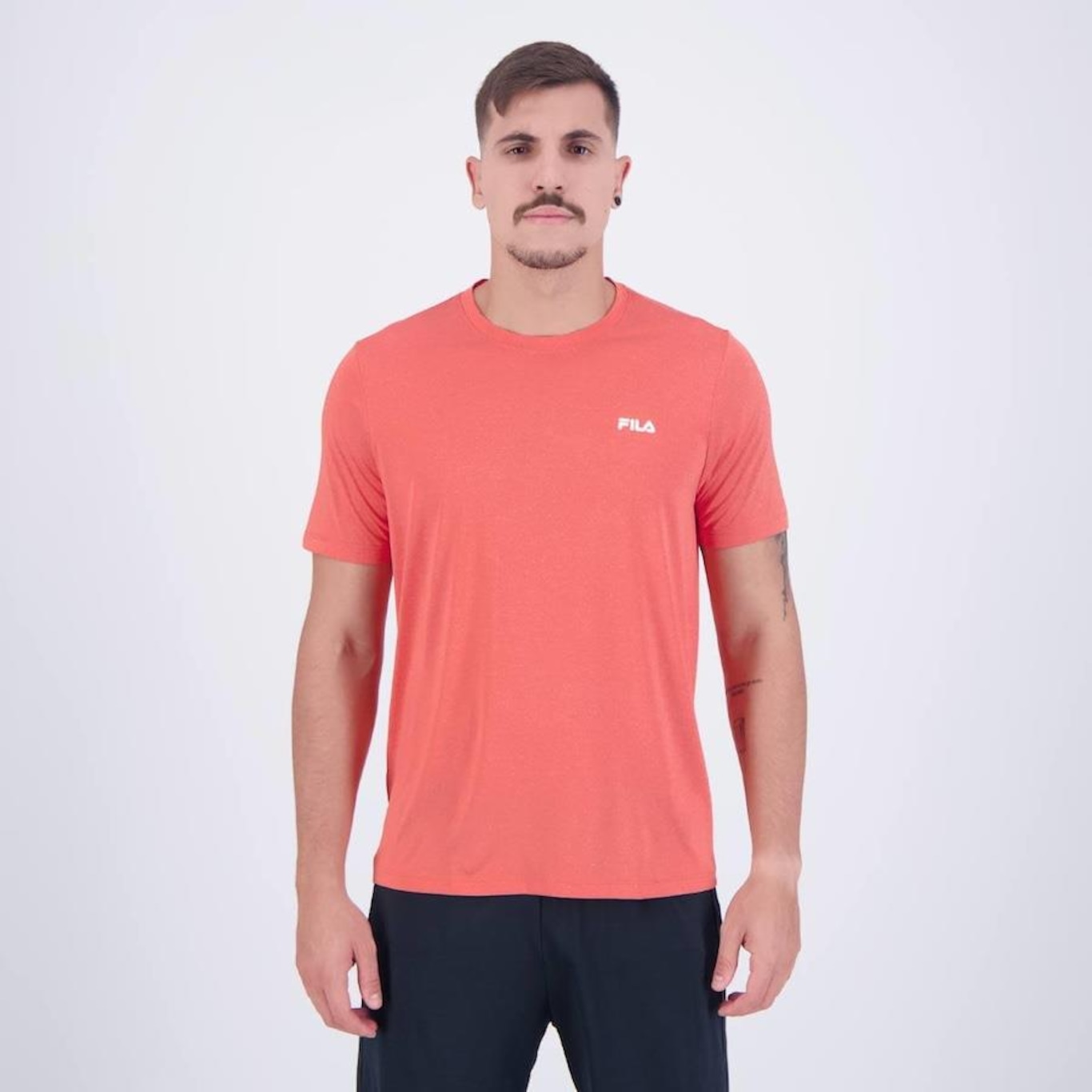 Camiseta Fila Sport Melange Lux - Masculina - Foto 1