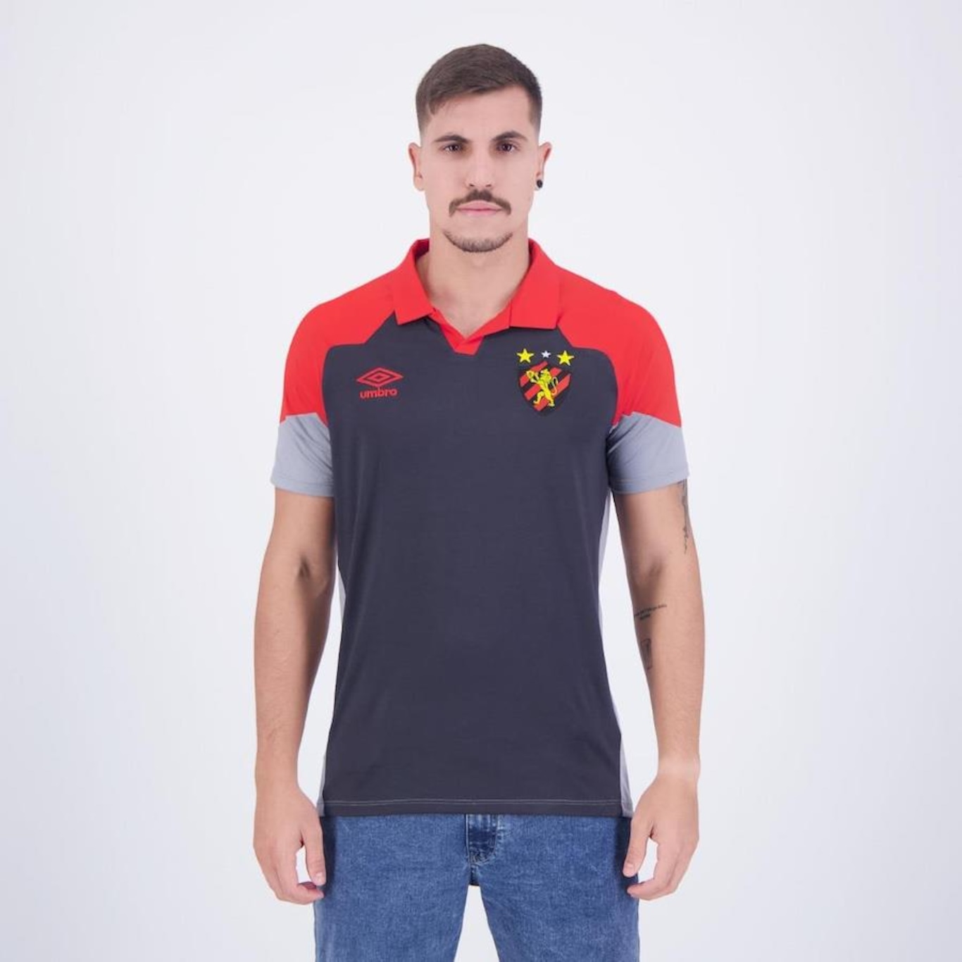 Camisa Polo do Sport Recife Viagem 2023 - Masculina - Foto 1