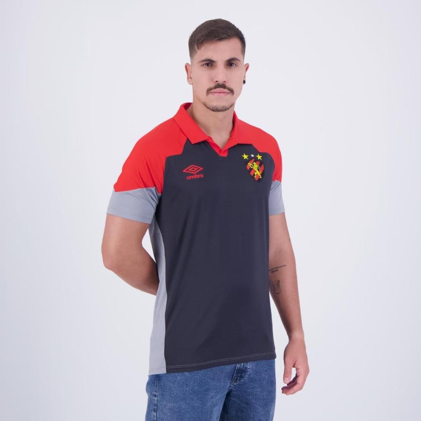 Camisa Polo do Sport Recife Viagem 2023 - Masculina - Foto 2