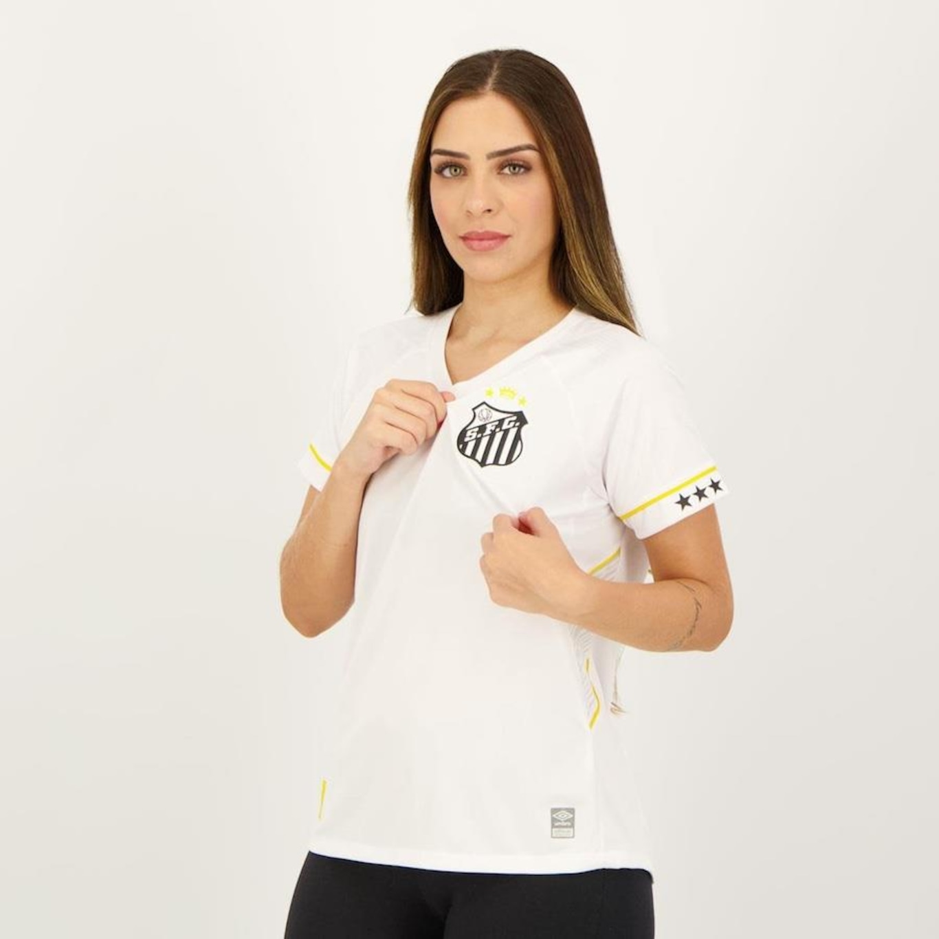 Camisa do Santos I 2023 Umbro - Feminina - Foto 3