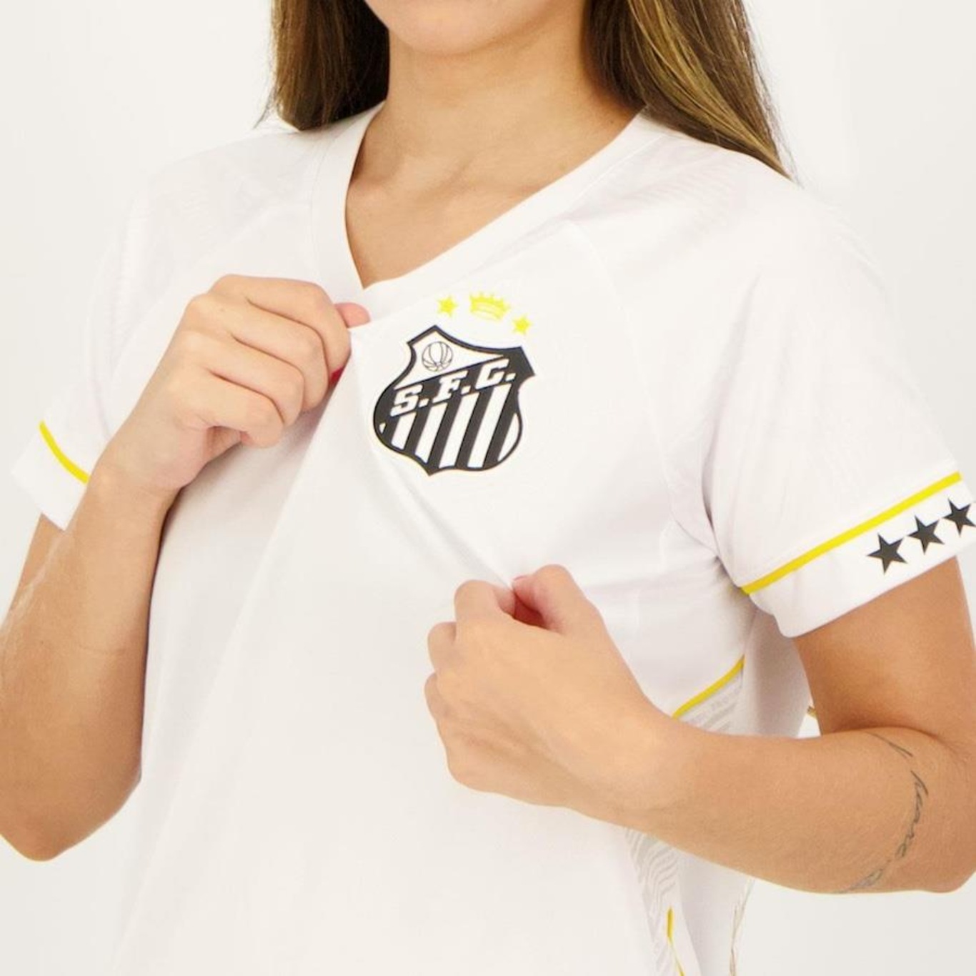 Camisa do Santos I 2023 Umbro - Feminina - Foto 5